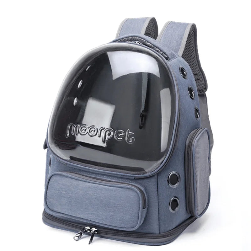 Sac de Transport Chat Vue Claire Respirant