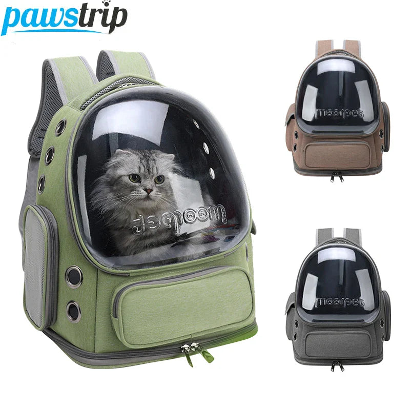 Sac de Transport Chat Nylon Zippé Ventilation