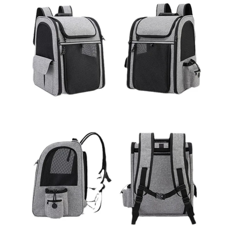 Sac de Transport Chat Dorsal Pliable Extensible