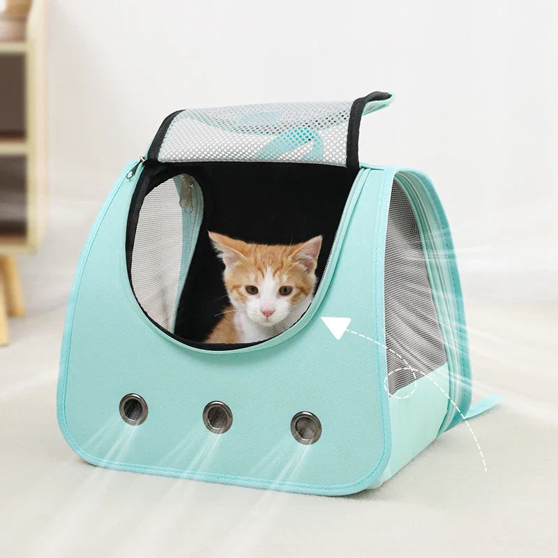 Sac de Transport Chat à Bretelles Respirant
