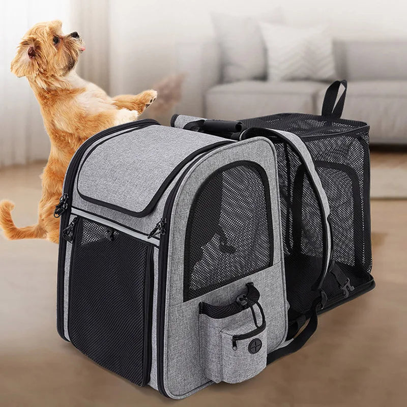 Sac de Transport Chat Dorsal Pliable Extensible