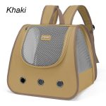Sac de Transport Chat Dorsal Pliable Respirant