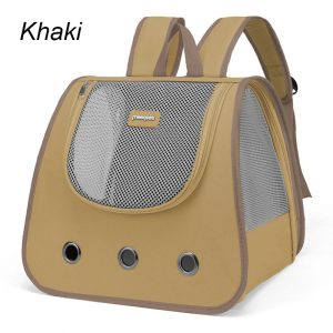 Sac de Transport Chat Dorsal Pliable Respirant
