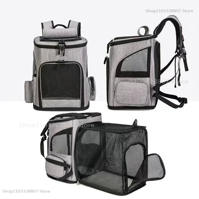Sac de Transport Chat Dorsal Extensible Nylon