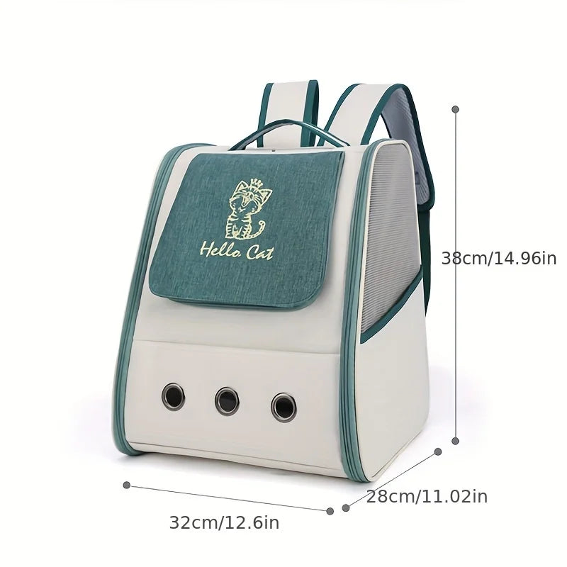 Sac de Transport Chat Dorsal Respirant