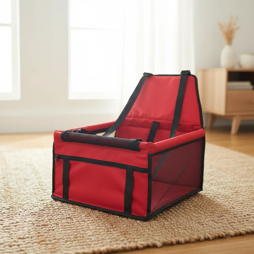 Photo produit de Sac de Transport Chat Auto Pliable Harnais - Vue 4