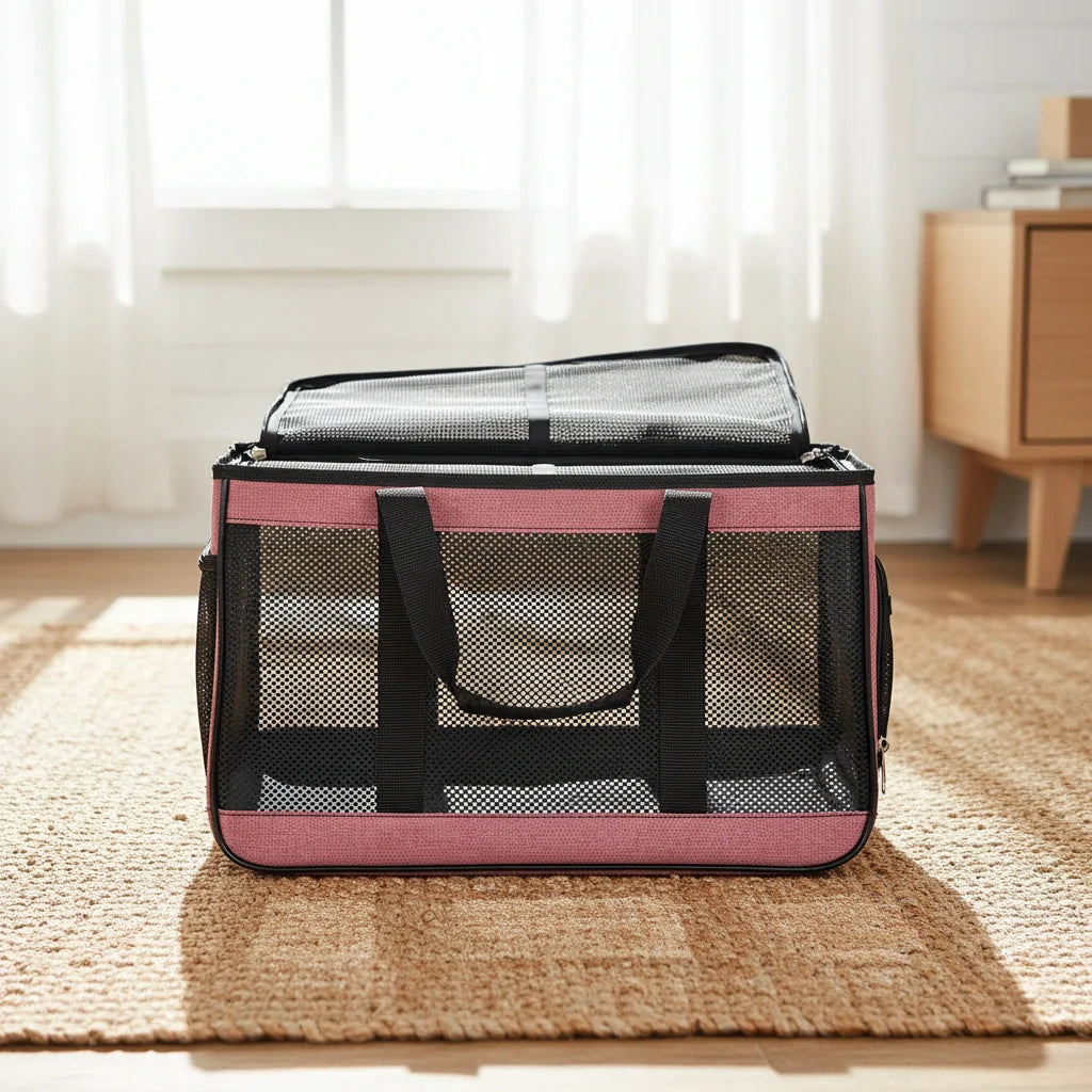 Photo produit de Sac de Transport Chat Déplacement Aéré - Vue 4