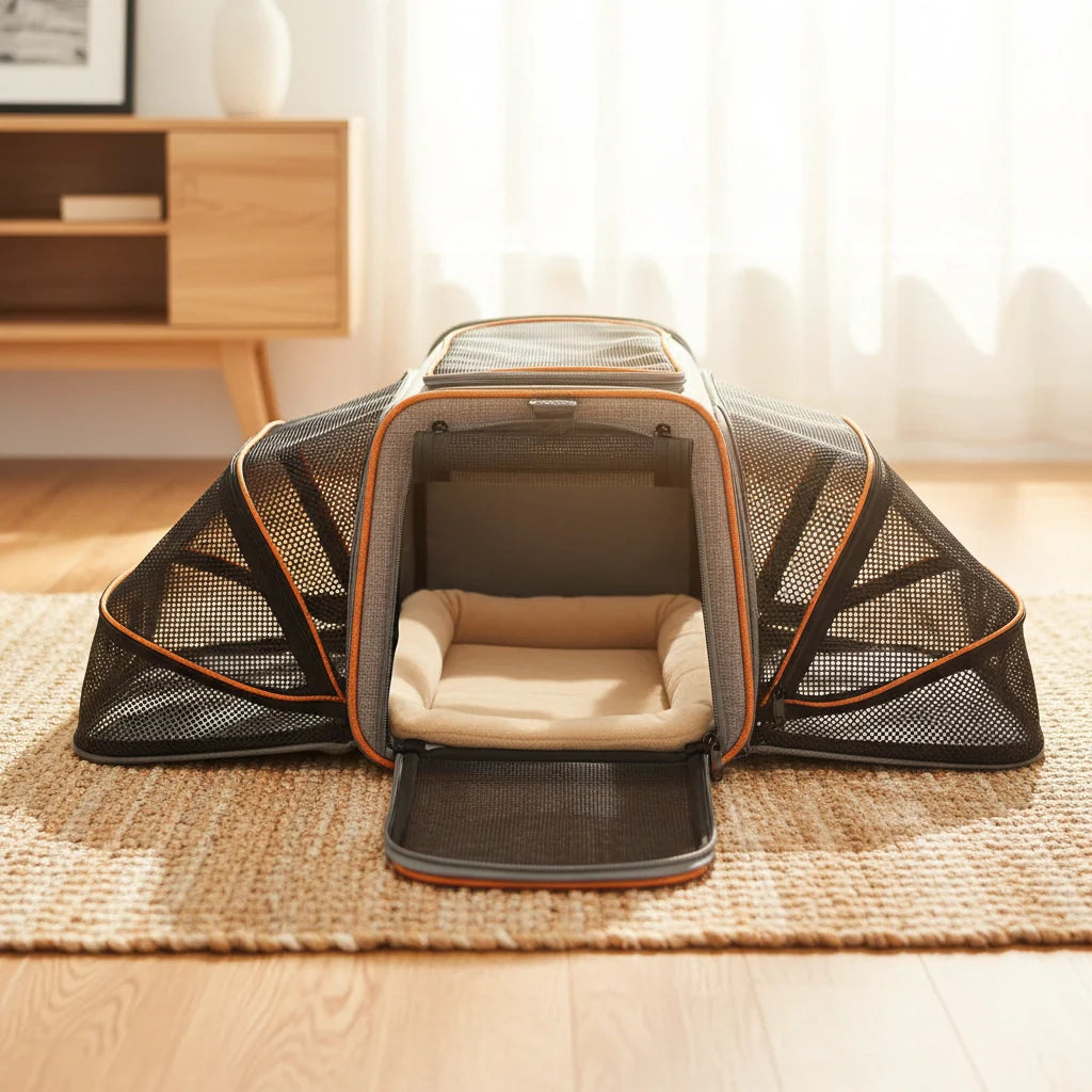 Photo produit de Sac de Transport Chat Extensible Ventilé - Vue 4