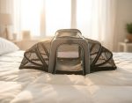 Photo produit de Sac de Transport Chat Maille Extensible - Vue 1