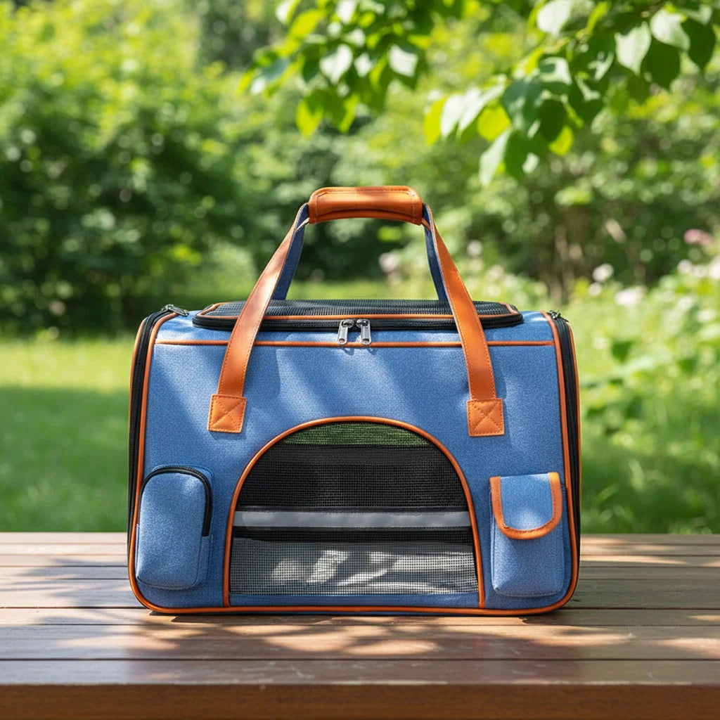 Photo produit de Sac de Transport Chat Oxford Multi-Poches - Vue 2