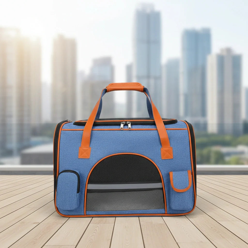 Photo produit de Sac de Transport Chat Oxford Multi-Poches - Vue 5
