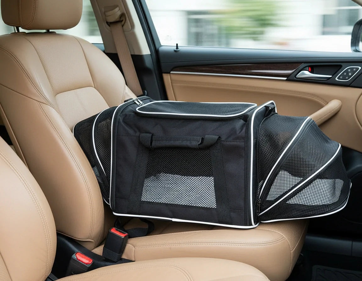 Photo produit de Sac de Transport Chat Pliable Extensible Aéré - Vue 3