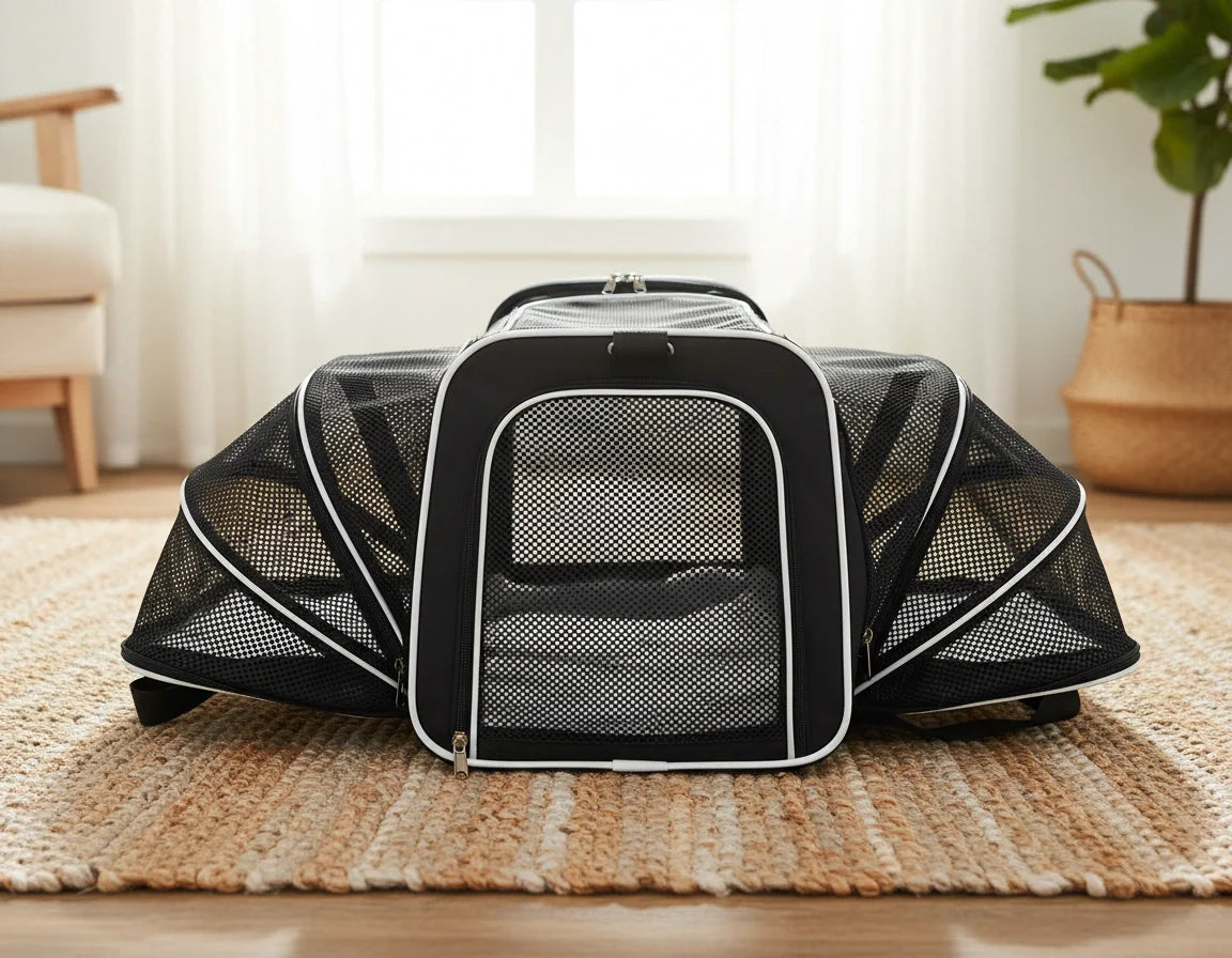 Photo produit de Sac de Transport Chat Pliable Extensible Aéré - Vue 4