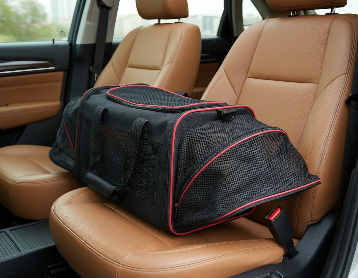 Photo produit de Sac de Transport Chat Pliant Déployable Aéré - Vue 3