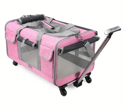 Sac de Transport Chat Grande Capacité Trolley