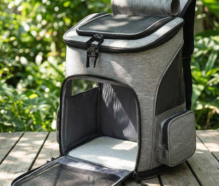 Sac de Transport Chat Dorsal Extensible Aéré