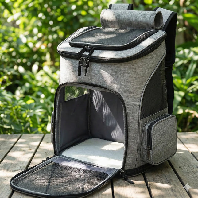Sac de Transport Chat Dorsal Extensible Aéré