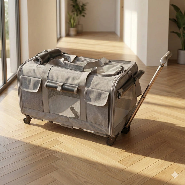 Sac de Transport Chat Chariot Grandes Races