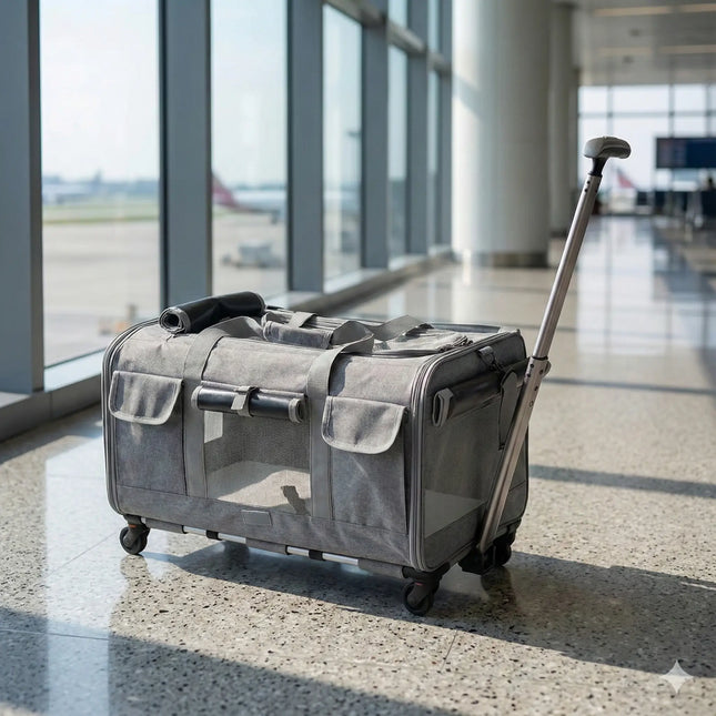 Sac de Transport Chat Chariot Grandes Races