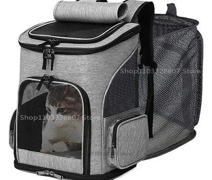 Sac de Transport Chat Dorsal Grande Capacité Aéré