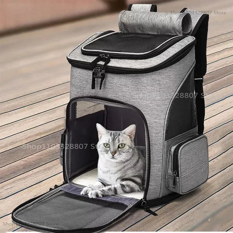 Sac de Transport Chat Dorsal Extensible Nylon