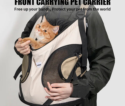 Sac de Transport Chat Ventral Respirant
