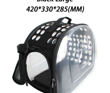Sac de Transport Chat Épaule Pliable Transparent