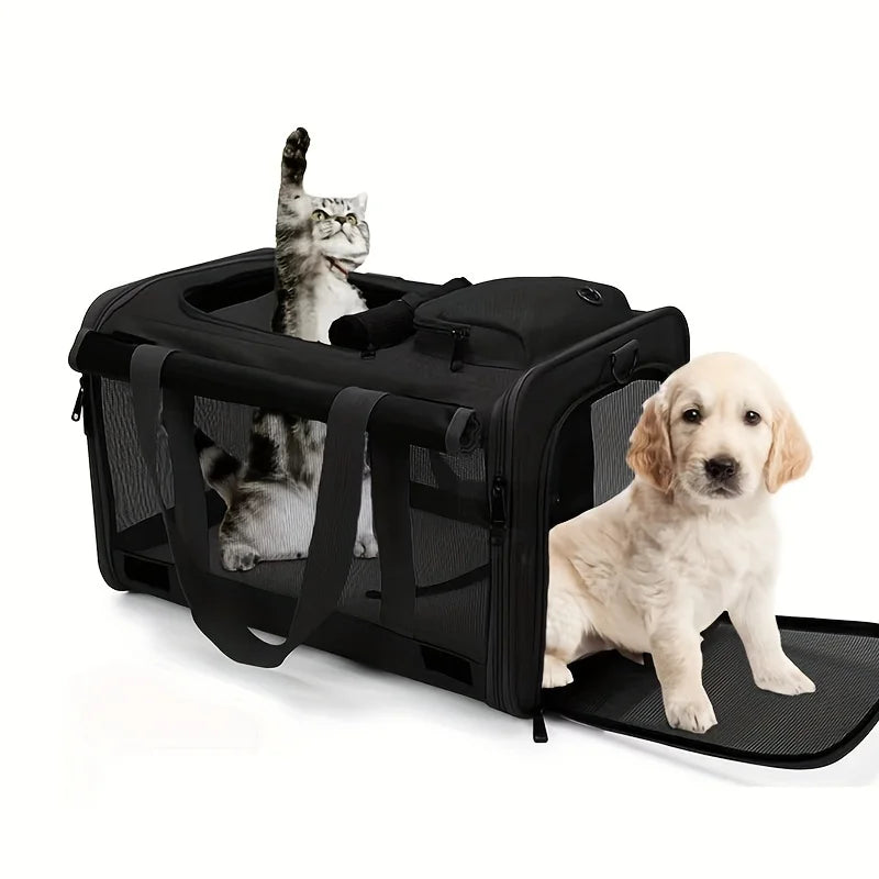 Sac de Transport Chat Chien Ouvertures Multiples