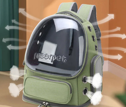 Sac de Transport Chat Vue Claire Respirant