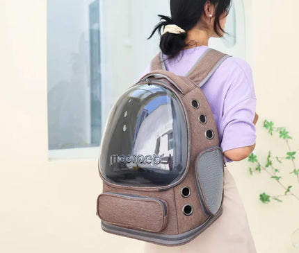 Sac de Transport Chat Dorsal Pliable