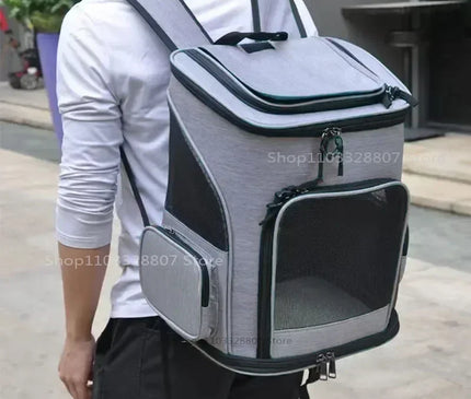 Sac de Transport Chat Dorsal Grande Capacité Aéré