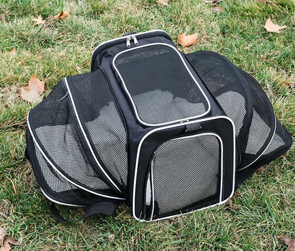 Sac de Transport Chat Pliable Extensible Aéré