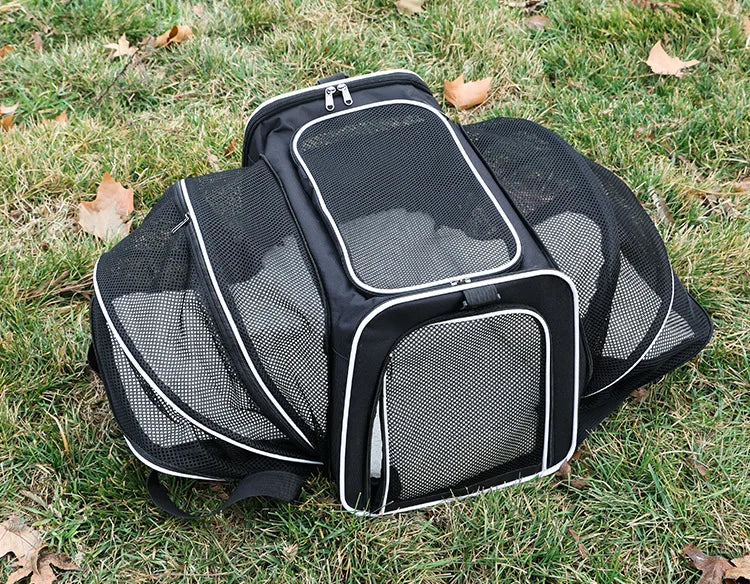 Sac de Transport Chat Pliable Extensible Aéré
