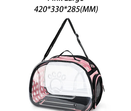 Sac de Transport Chat Transparent Pliable
