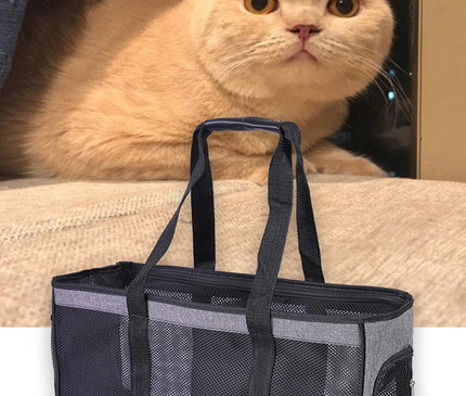 Sac de Transport Chat Souple Ventilée