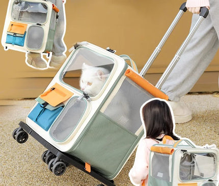 Sac de Transport Chat Convertible Grand Format
