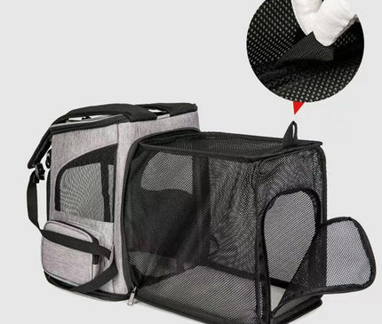 Sac de Transport Chat Dos Extensible Oxford