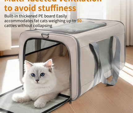 Sac de Transport Chat Chariot Robuste Voyage