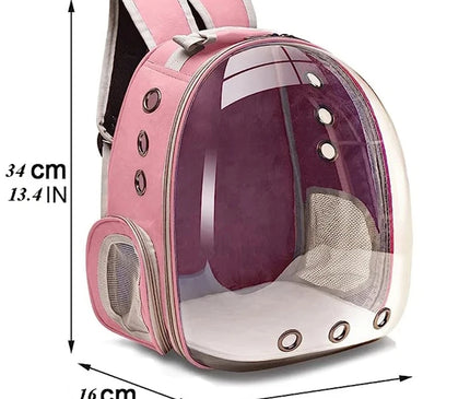 Sac de Transport Chat Dorsal Transparent Capsule