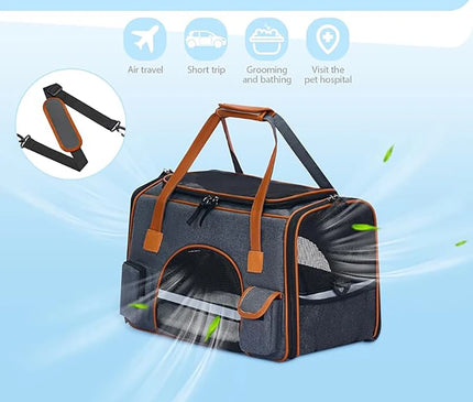 Sac de Transport Chat Anti-Affaissement Poches