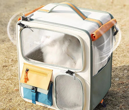 Sac de Transport Chat Convertible Grand Format