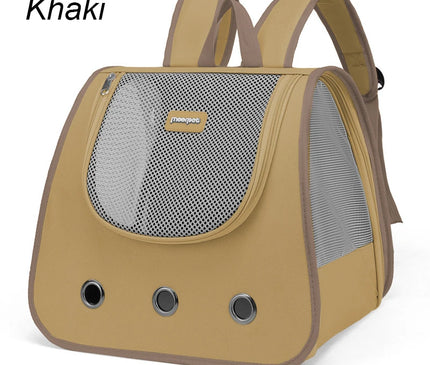Sac de Transport Chat Dorsal Pliable Respirant