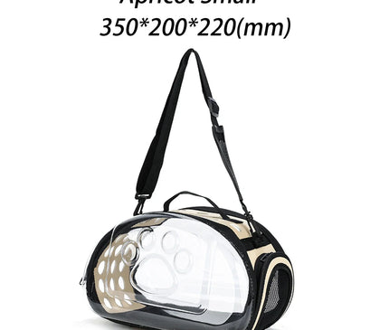 Sac de Transport Chat Visible Pliable Bandoulière