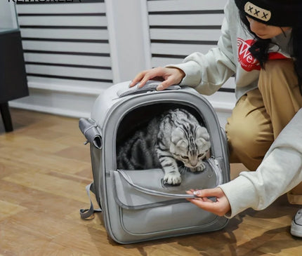 Sac de Transport Chat Capsule Respirante