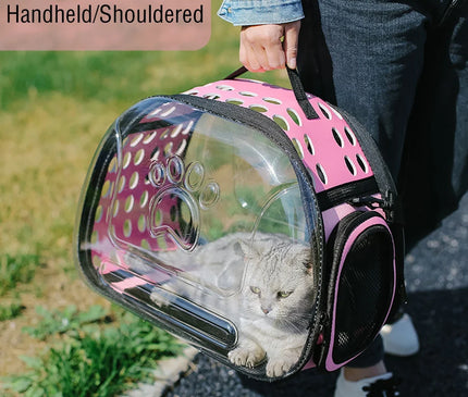 Sac de Transport Chat Visible Pliable Bandoulière