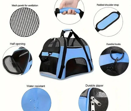 Sac de Transport Chat Nylon Maille Portable