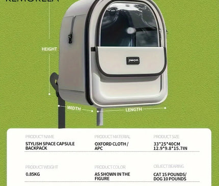 Sac de Transport Chat Promenade Visibilité