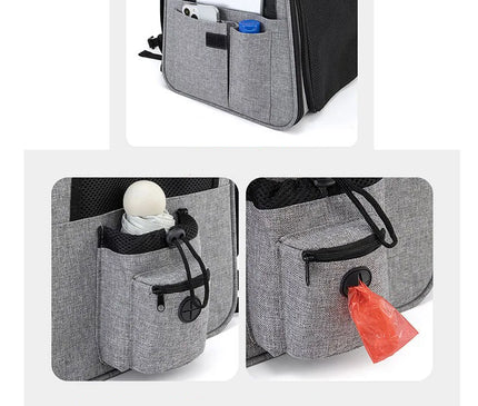 Sac de Transport Chat Extensible Pliable Respirant