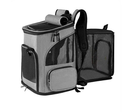 Sac de Transport Chat Dorsal Extensible Aéré