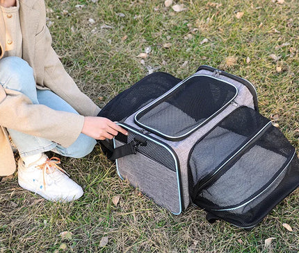 Sac de Transport Chat Maille Extensible